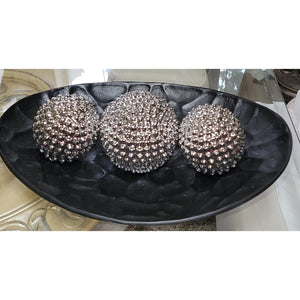 Open image in slideshow, &quot;Studded Silver Sphere&quot;
